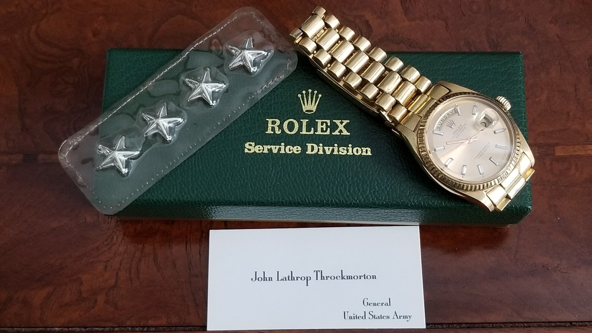 General Throckmorton Rolex