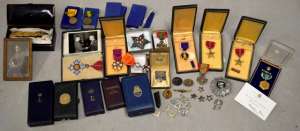WWII US Army Brigadier General Allen Frederick Kingman Medal and Uniform Grouping
