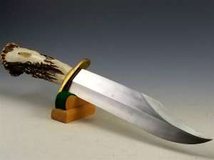Custom Randall Bowie Knife with Stag Horn Grip