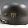 WWII German Army M40 Single Decal Helmet