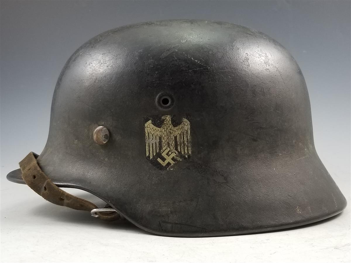 WWII German Army M40 Single Decal Helmet