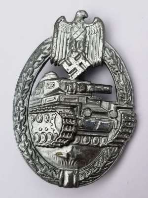 WWII German Army & SS Panzer Assault Badge