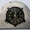 WWII US Navy Jaeger LeCoultre A-10 (Chronoflite) Elapsed Time Clock with Trench Art Base