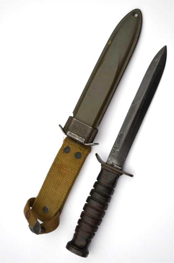 WWII CASE US M3 Fighting Knife Blade Stamped