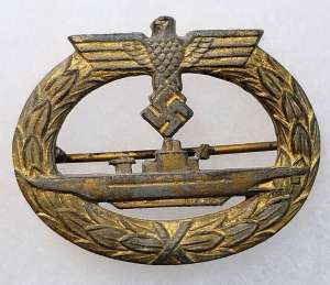 WWII German U Boat Badge