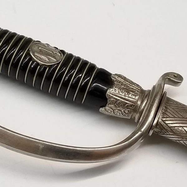 WWII German Dachau manufacture SS Officer's Candidate Sword Warpath