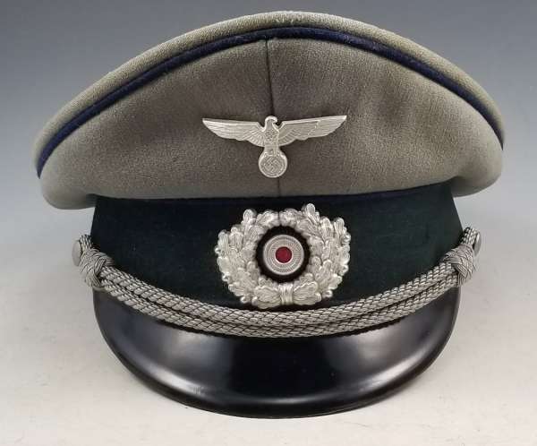 WWII German Army Medical Officer Visor cap