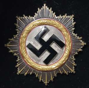 WWII German Cross In Gold Zimmerman