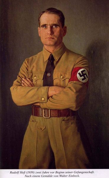 WW1 Rudolf Hess Medal Document