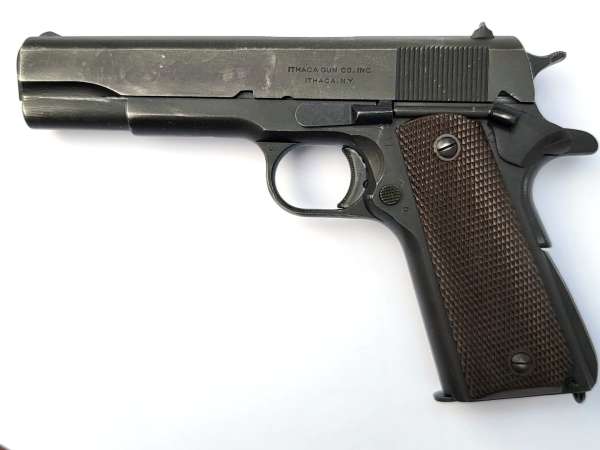 WWII Ithaca M1911A1 U.S. Army Pistol