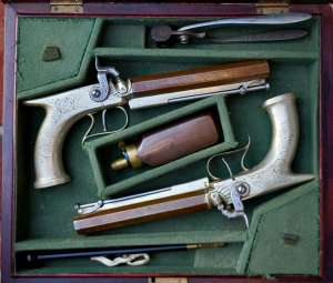 Manton Dueling Pistols Set