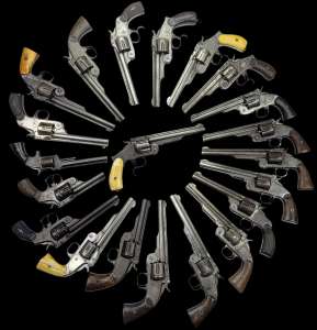 Antique Smith & Wesson Single Action Revolver Collection