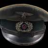 WWII German Heer EM Infantry Visor Cap