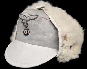 (Luftwaffe EM/NCO Winter Sheepskin Hat (Pelzmutze)