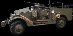 WWII US Army M3A1 Armored Scout Car