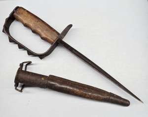 US LF&C 1917 Trench Knife with Sheath