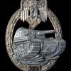 Panzer Assault Badge in silver