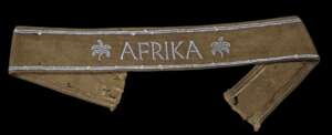 WWII German AFRIKA Cuff Title