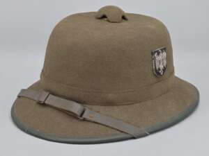 WWII German Army DAK 1942 FELT Helmet