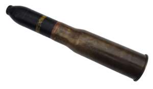 Original WWII Japanese Imperial Army 37mm Type 94 High-Explosive Round – Inert