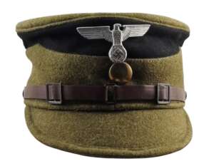 Original WWII German NSDAP/SA Political Leader Visor Cap – Complete with RZM Tag